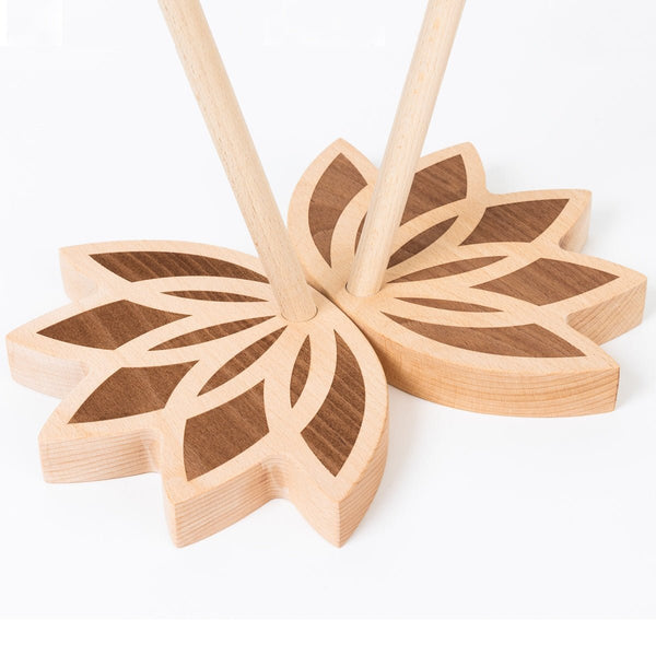 Koshi Zaphir Lotus Flower Chime Stand - wind chime