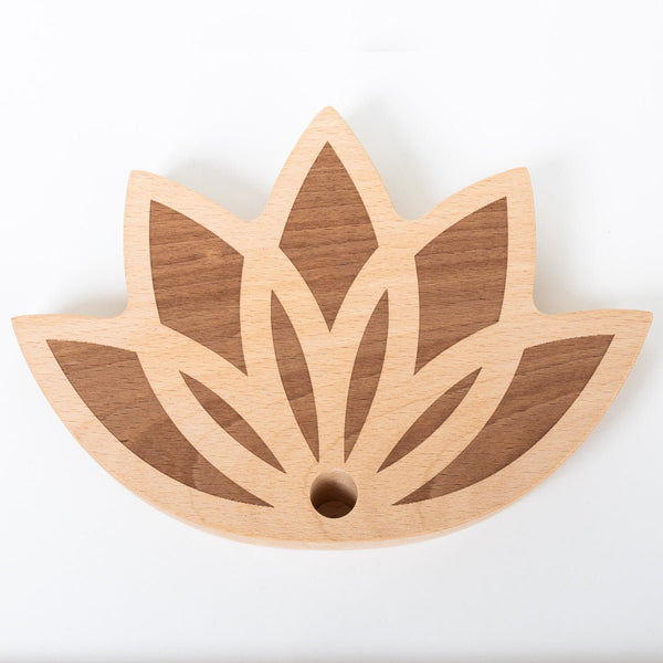 Koshi Zaphir Lotus Flower Chime Stand - wind chime