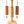 Koshi Earth Symphony set of 4 wind chimes on the Zenmotion rotating stand, front view, white background